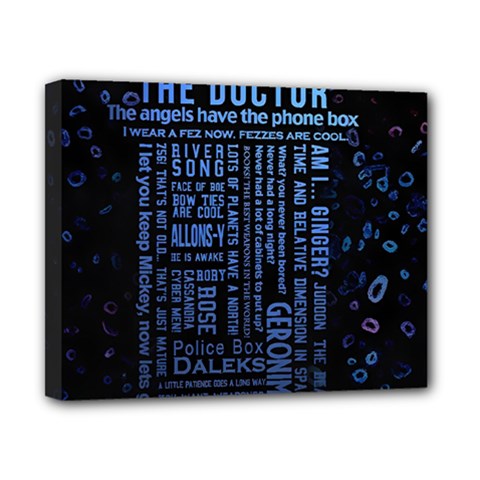 Doctor Who Tardis Canvas 10  X 8  (stretched) by Cendanart