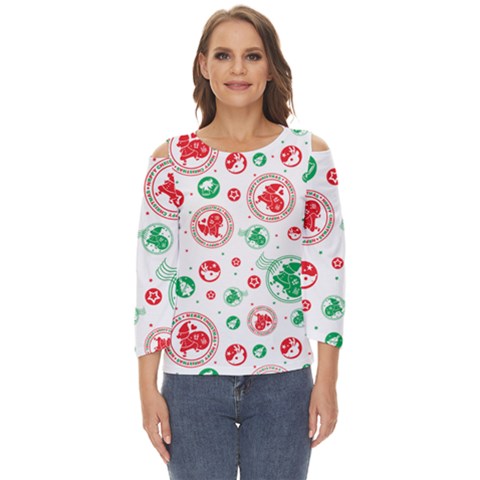 Christmas-texture-mapping-pattern-christmas-pattern-1bb24435f024a2a0b338c323e4cb4c29 Cut Out Wide Sleeve Top by saad11
