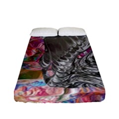 Wing On Abstract Delta Fitted Sheet (full/ Double Size) by kaleidomarblingart