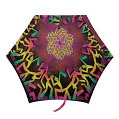 Dancing Colorful Disco Mini Folding Umbrellas by Bajindul