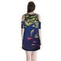 Koi Fish Carp Shoulder Cutout Velvet One Piece View2