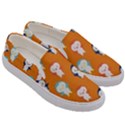 Cute Penguin Funny Pattern Men s Canvas Slip Ons View3