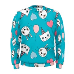 Cat Bunny Men s Sweatshirt by Grandong