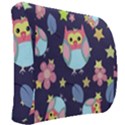 Owl Stars Pattern Background Back Support Cushion View2