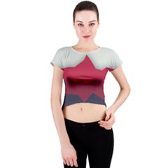 Minimalistic Colours, Minimal Colours, Pattern, Stoche Crew Neck Crop Top by nateshop