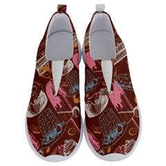 Sweet Food Seamless Pattern No Lace Lightweight Shoes by Cemarart