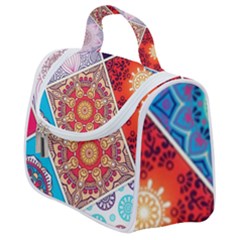 Mandala Pattern Satchel Handbag by Ndabl3x