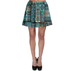 Texture Pattern Abstract Colorful Digital Art Skater Skirt by Ndabl3x