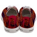 Time Wind Polishpattern Architecture Building City Cityscape Nature Pop-art Pop Surrealism  Retrowave Women s Low Top Canvas Sneakers View4