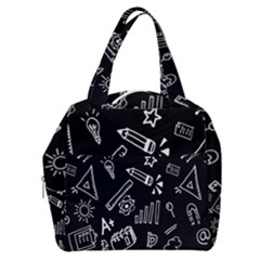 Knowledge Drawing Education Science Boxy Hand Bag by Proyonanggan