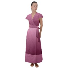 Background-27 Flutter Sleeve Maxi Dress by nateshop