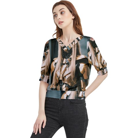 Img 20240116 154225 Quarter Sleeve Blouse by Don007