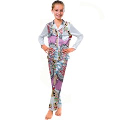 Imfd Trx Kids  Satin Long Sleeve Pajamas Set by imanmulyana