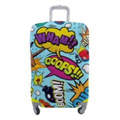 Vintage Tattoos Colorful Seamless Pattern Luggage Cover (small) by Bedest