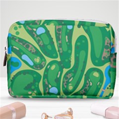 Golf Course Par Golf Course Green Make Up Pouch (medium) by Cemarart