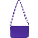 Ultra Violet Purple Double Gusset Crossbody Bag View2