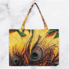 Oceans Stunning Painting Sunset Scenery Wave Paradise Beache Mountains Medium Tote Bag by Cemarart