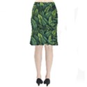 Green leaves Short Mermaid Skirt View2