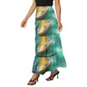 Moon Moonlit Forest Fantasy Midnight Tiered Ruffle Maxi Skirt View2