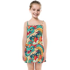 Chinese New Year – Year Of The Dragon Kids  Summer Sun Dress by Valentinaart