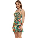 Chinese New Year – Year of the Dragon Ruffle Edge Bra Cup Chiffon Mini Dress View2
