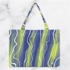 Texture Multicolour Gradient Grunge Medium Tote Bag by Cemarart