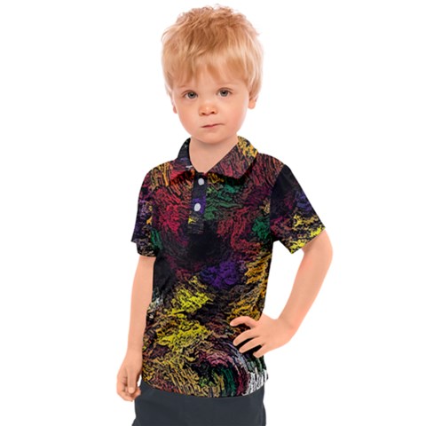 Abstract Painting Colorful Kids  Polo T-shirt by Cemarart