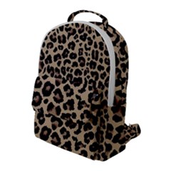 Leopard Animal Skin Patern Flap Pocket Backpack (large) by Bedest