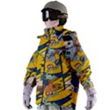 Astronaut Moon Monsters Spaceship Universe Space Cosmos Women s Zip Ski and Snowboard Waterproof Breathable Jacket View2