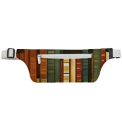 Books Bookshelves Library Fantasy Apothecary Book Nook Literature Study Active Waist Bag by Grandong