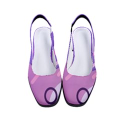 Colorful Labstract Wallpaper Theme Women s Classic Slingback Heels by Apen