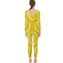 Lemon Fruits Slice Seamless Pattern Long Sleeve Catsuit View2