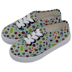 Seamless Pattern With Viruses Kids  Classic Low Top Sneakers by Apen