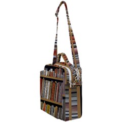 Book Nook Books Bookshelves Comfortable Cozy Literature Library Study Reading Reader Reading Nook Ro Crossbody Day Bag by Maspions