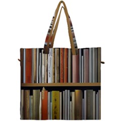 Book Nook Books Bookshelves Comfortable Cozy Literature Library Study Reading Reader Reading Nook Ro Canvas Travel Bag by Maspions