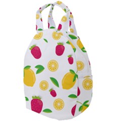 Strawberry Lemons Fruit Travel Backpack by Askadina