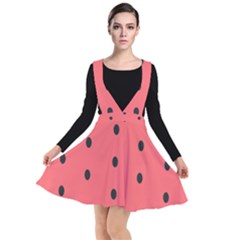 Watermelon Melon Fruit Healthy Food Meal Breakfast Lunch Juice Lemonade Summer Plunge Pinafore Dress by Maspions