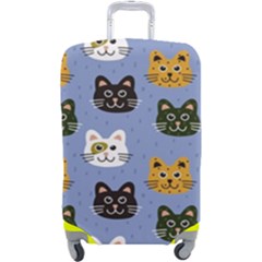 Cat Cat Background Animals Little Cat Pets Kittens Luggage Cover (large) by Maspions