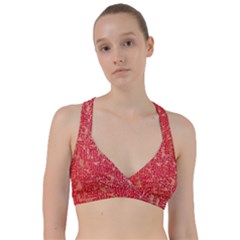 Chinese Hieroglyphs Patterns, Chinese Ornaments, Red Chinese Sweetheart Sports Bra by nateshop