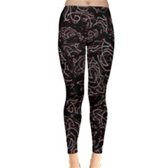 Fusionvibrance Abstract Design Everyday Leggings  by dflcprintsclothing