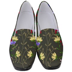 Bird Flower Plant Nature Women s Classic Loafer Heels by Maspions