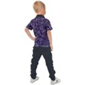 Enigmatic Plum Mosaic Kids  Polo T-Shirt View2