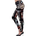 Retro Cameras Old Vintage Antique Technology Wallpaper Retrospective Lightweight Velour Leggings View3