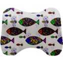 Fish Abstract Colorful Head Support Cushion View1