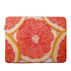 Grapefruit-fruit-background-food 16  Vertical Laptop Sleeve Case With Pocket