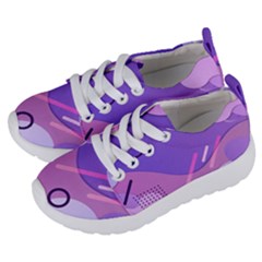 Colorful Labstract Wallpaper Theme Kids  Lightweight Sports Shoes by Apen