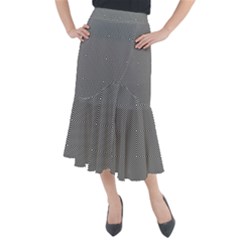 Abstract Diagonal Stripe Pattern Seamless Midi Mermaid Skirt by Maspions