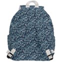 Blue Paisley Top Flap Backpack View3