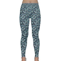 Paisley 1 Classic Yoga Leggings by DinkovaArt