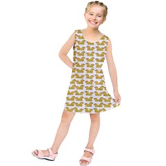 Little Bird Motif Pattern Wb Kids  Tunic Dress by dflcprintsclothing